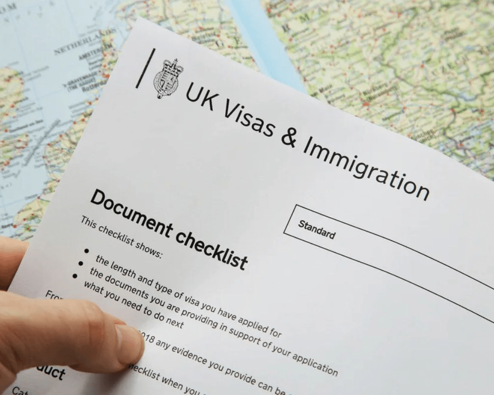 UK Visas and Immigration document checklist
